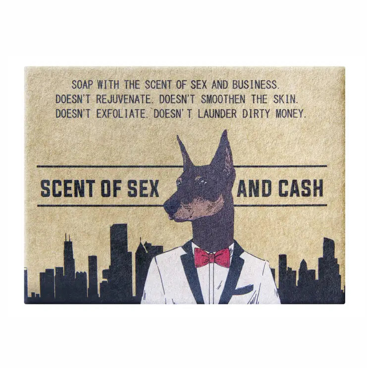 Doberman Sex & Cash Såpestykke - Håndlaget - Vegansk // 85g