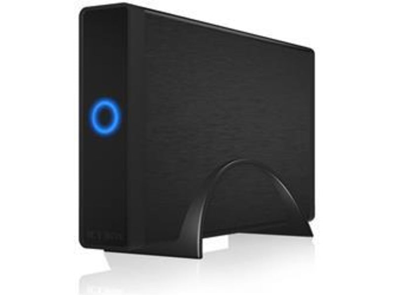 ICY BOX IB-377-C31 HDD kabinett Eksternt kabinett for 3.5" HDD med integrert USB 3.1 Type-C kabel