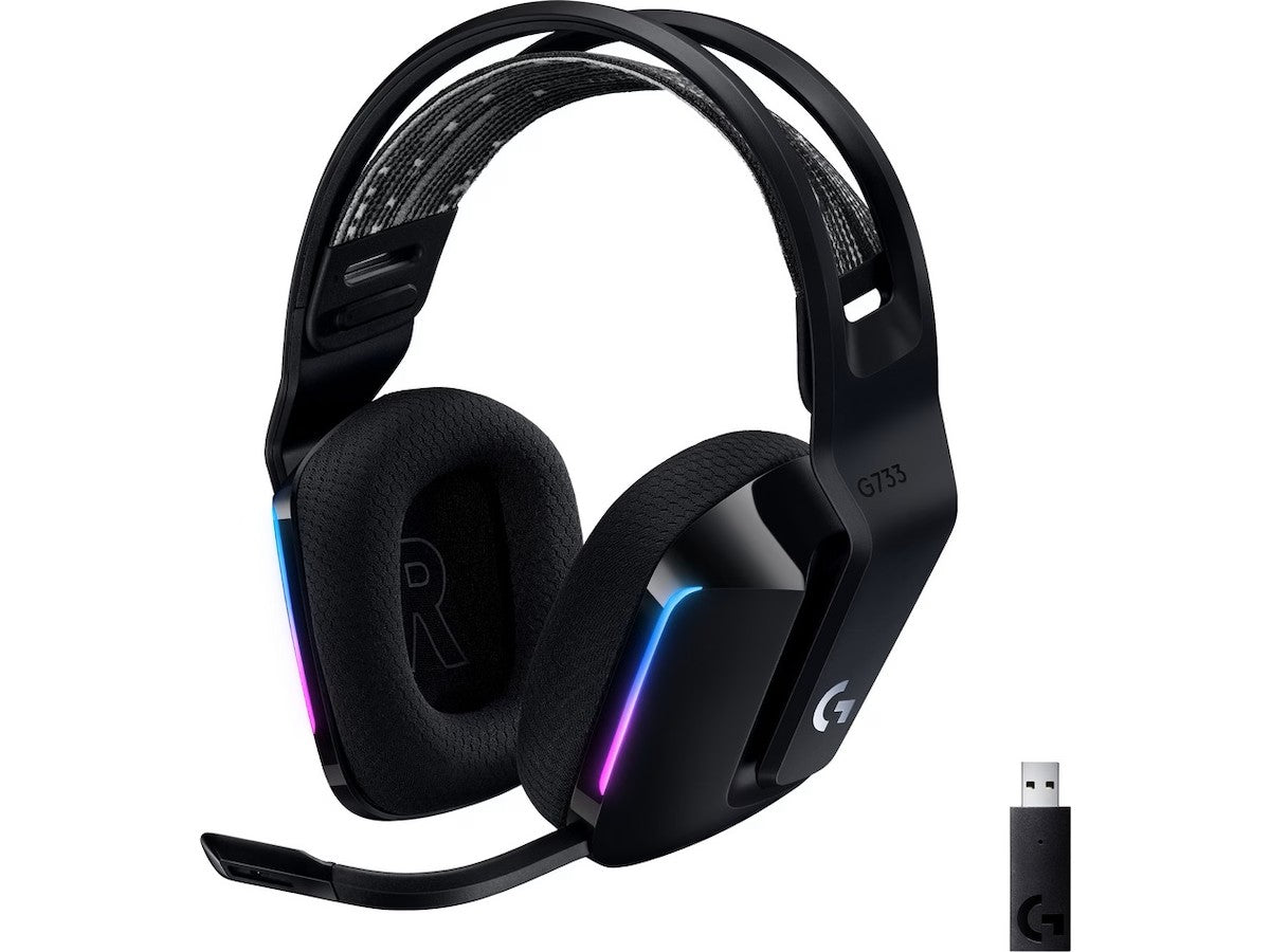 Logitech G733 LIGHTSPEED Trådløst Gaming Headset (sort)