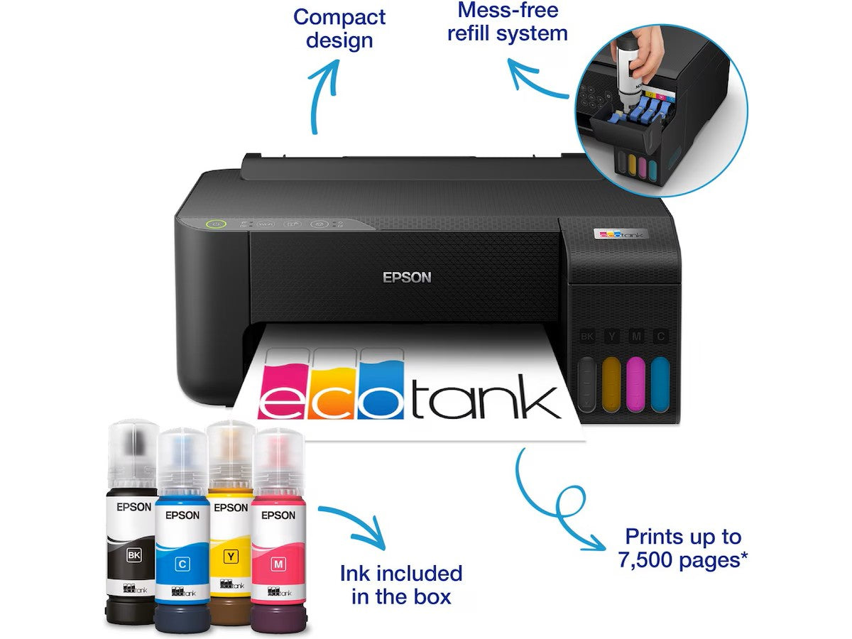 Epson Ecotank ET-1810 blekkskriver USB, WiFi, 5760x1440 dpi, farge