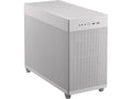ASUS Prime AP201 MicroATX (hvit) Vifte: 1 x 120 MM, Mesh, ITX, mATX, 360 AIO support, 338 MM VGA support.