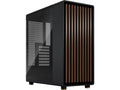 Fractal North Charcoal Black TG Mid Tower Vifter: Front 2 x Aspect 140 mm PWM, ATX / mATX / Mini-ITX