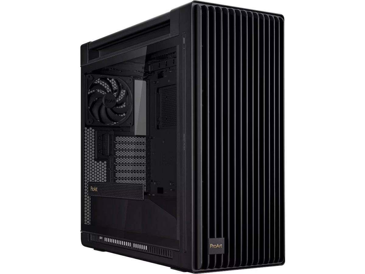 Asus PA602 PROART Mid Tower (sort) Vifter: 2x200mm Front, 1x140mm Bak, EATX (12"x10.9") ATX Micro-ATX Mini-ITX DTX Mini-DTX