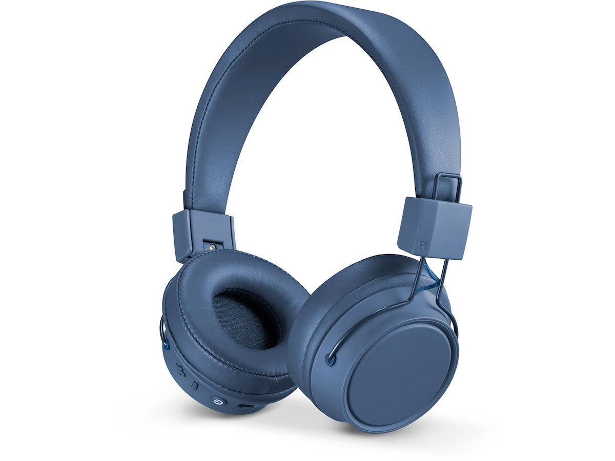 Andersson BHH-W200 trådløse hodetelefoner, Over-Ear (blå) Opptil 40t batteritid, bluetooth, innebygd mikrofon
