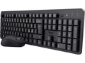 Trust TKM-360 trådløs mus og tastatur nordisk (sort) USB, nordisk, stille taster, vannavstøtende, full størrelse, low profile taster