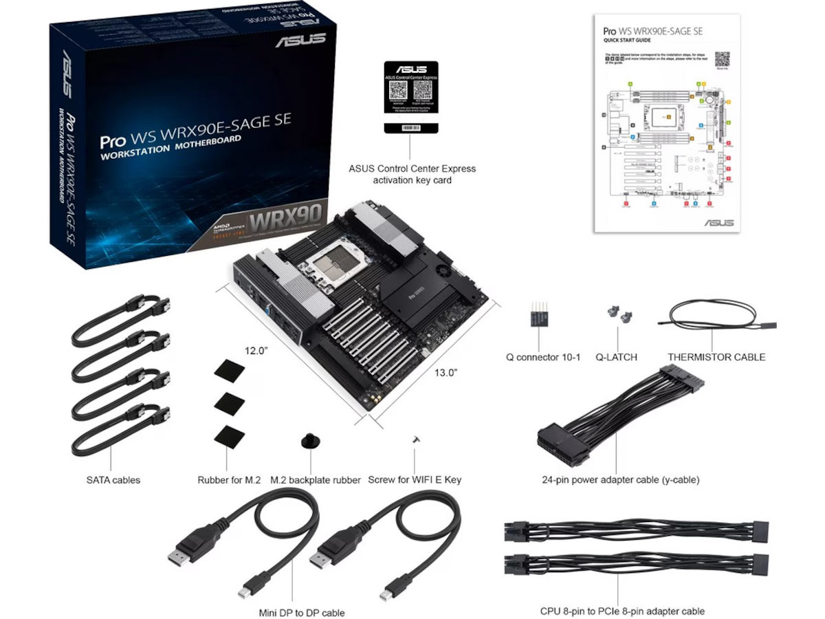 ASUS Pro WS WRX90E-SAGE SE Hovedkort