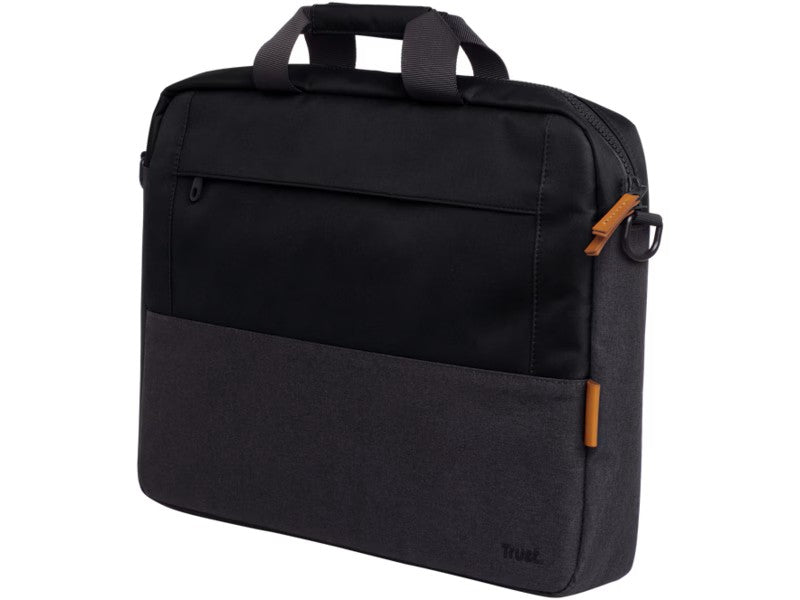 LISBOA 16" Laptopveske (sort) Laget av resirkulert materiale, spesialutviklet for 16" laptop