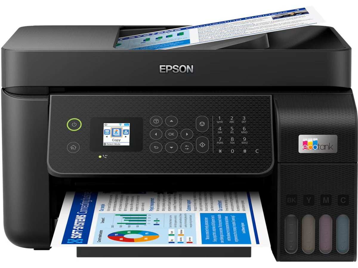 Epson Ecotank ET-4800 blekkskriver Inkjet, farge, Print/Copy/Scan, USB/LAN/WiFi