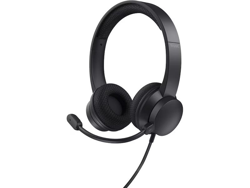 Trust HS-260 USB-ENC PC headset USB PC-headset med støydempende mikrofon og justerbart hodebånd