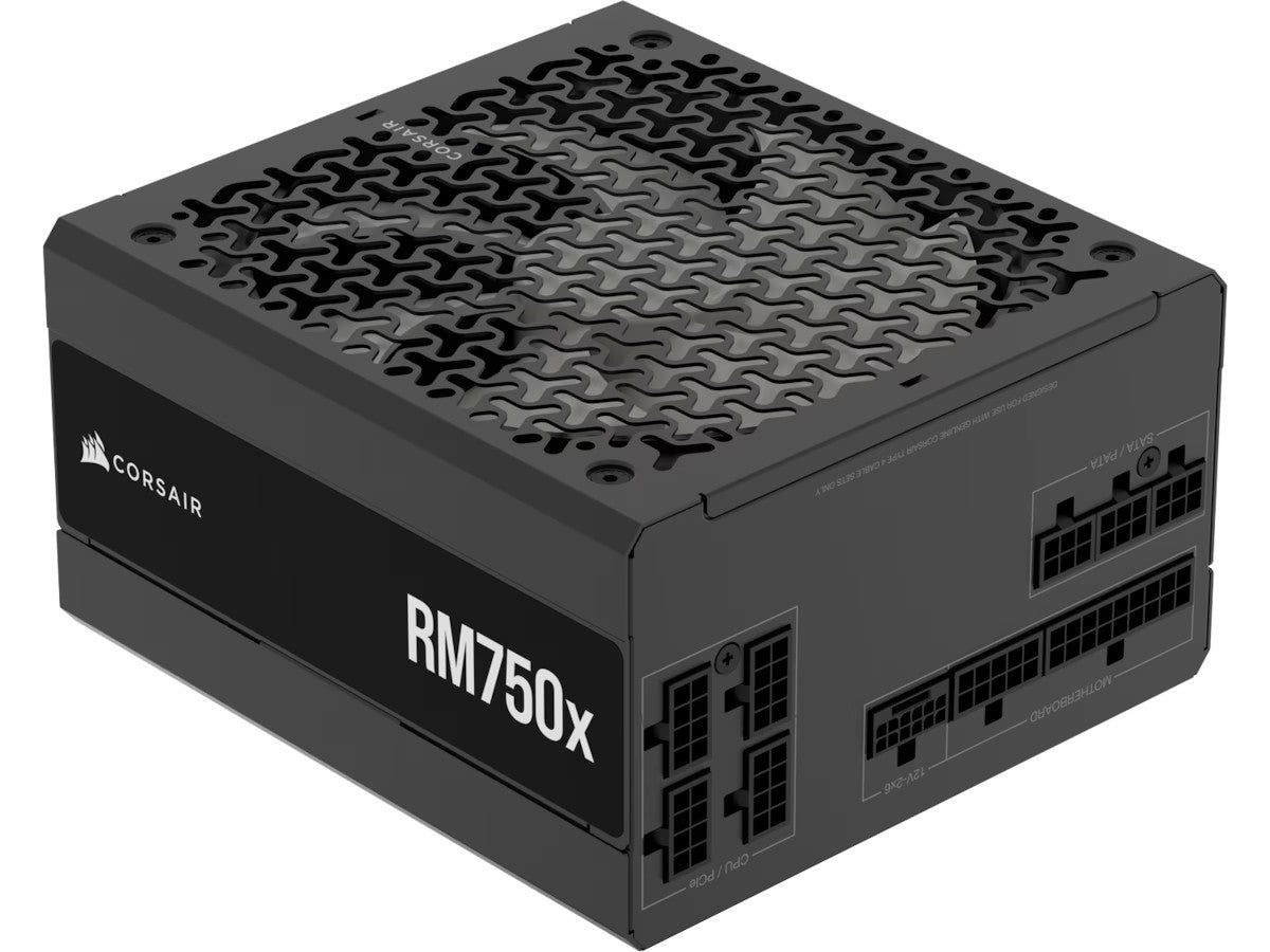 Corsair RMx Series RM750x PSU ATX 3.1, PCIe 5.1, Cybenetics Gold-Certified, Fully Modular