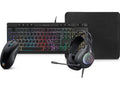 Mission SG GGB 2.3 gamingpakke med RGB Headset m/mikrofon, gamingmus, tastatur, musematte, RGB belysning