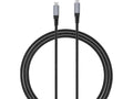 Andersson USB-C-kabel 1,5m (sort) PD100W, støtter lading av laptop, flettet kabel for å unngå knuter