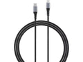 Andersson Flettet USB-C til Lightning kabel 3m (sort) Flettet tekstilkabel, sort/grå, støtter rask lading 3A, MFi-sertifisert