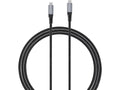 Andersson USB-C kabel 3m (sort) PD100W, støtter 5A, flettet kabel for å unngå knuter