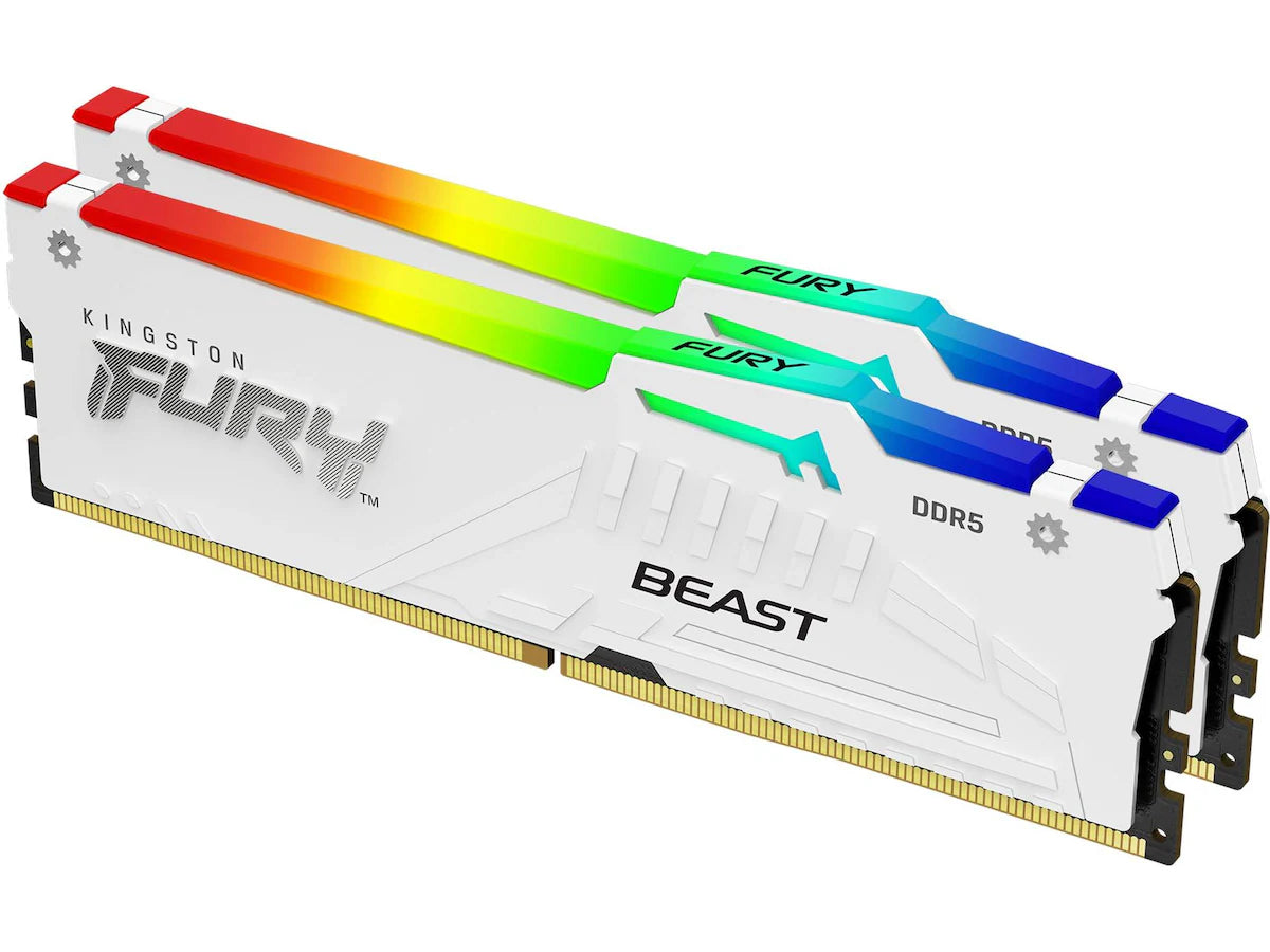 Kingston FURY Beast RGB DDR5 6000MHz 32GB Hvit