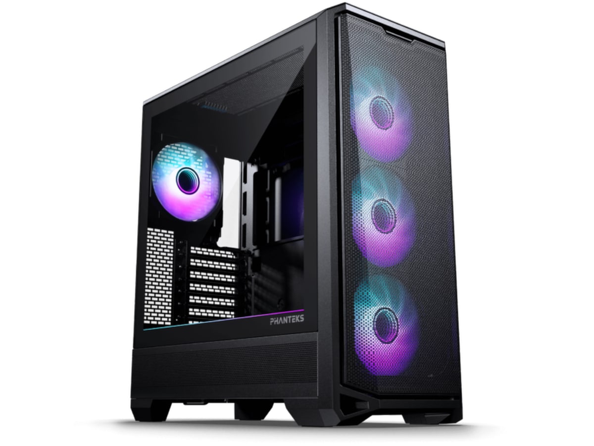 Phanteks Eclipse G400A Mid Tower (sort) ATX, Micro-ATX, Mini-ITX, E-ATX, 4x 140mm DRGB