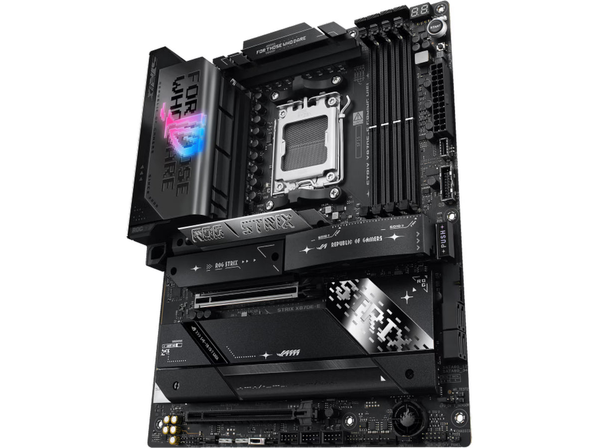 ASUS ROG Strix X870E-E GAMING WIFI Motherboard Socket-AM5, ATX, DDR5, 2xUSB4, 1xPCie 5.0, Wi-Fi7, 5G LAN