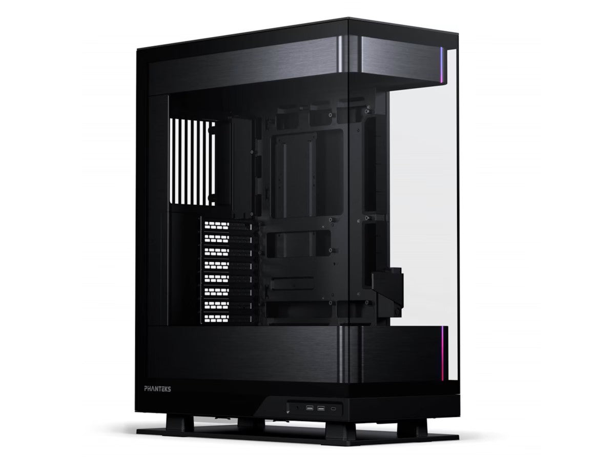 Phanteks Evolv X2 Case Brushed Black Mid Tower (sort) ATX, Micro-ATX, Mini-ITX, E-ATX (opp til 280mm bred), Herdet Glass
