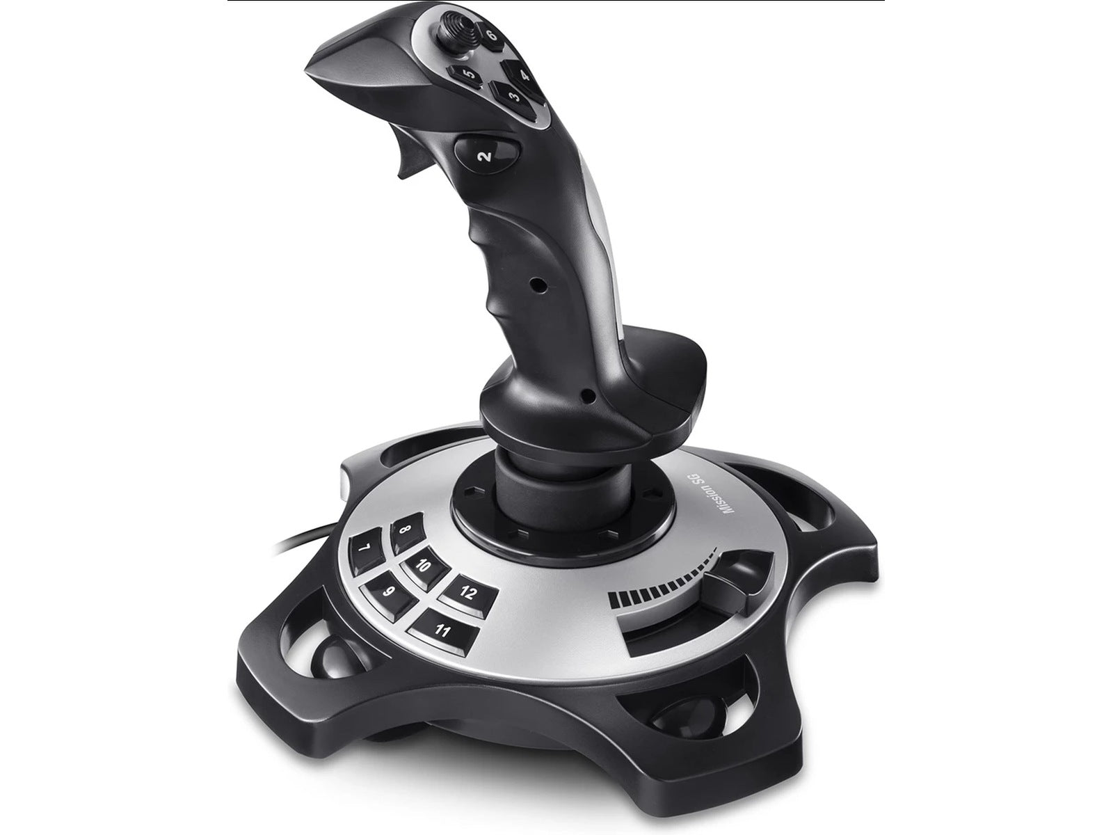 Mission SG FTJ 1.0 Joystick 12 programmerbare knapper, justerbart ror, 1.8m kabel