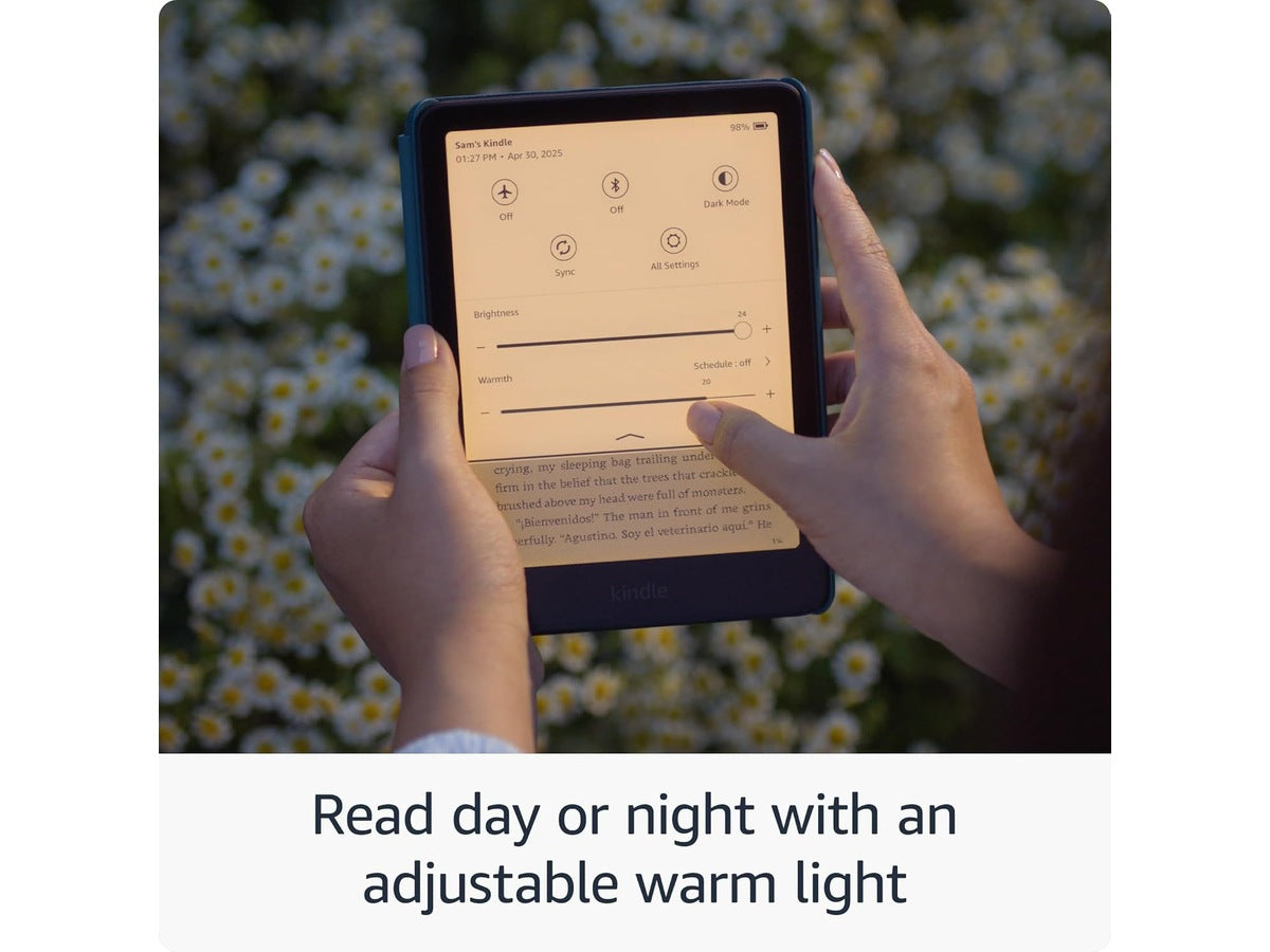 Amazon Kindle Paperwhite 7" 16GB (sort) Lesebrett, 16GB, 7" Paperwhite Display, USB-C, IPX8, uten annonser