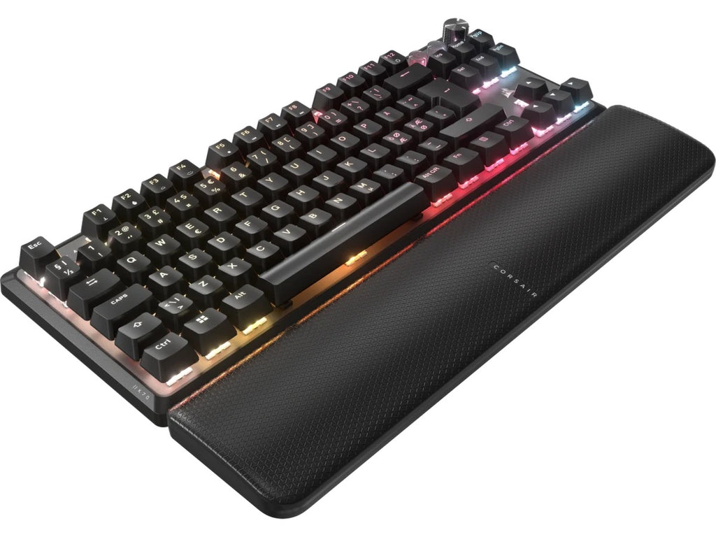 Corsair K70 PRO TKL RGB Gamingtastatur (sort) USB, Hall Effect switches, 8000hz polling rate, rapid trigger, ABS keycaps, iCue