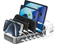 4smarts Team 100W Ladestasjon (stellargrå) 5x USB-C 20W, 1x USB-A 18W, 4-i-2 kabel og 5x USB-C kabel inkludert