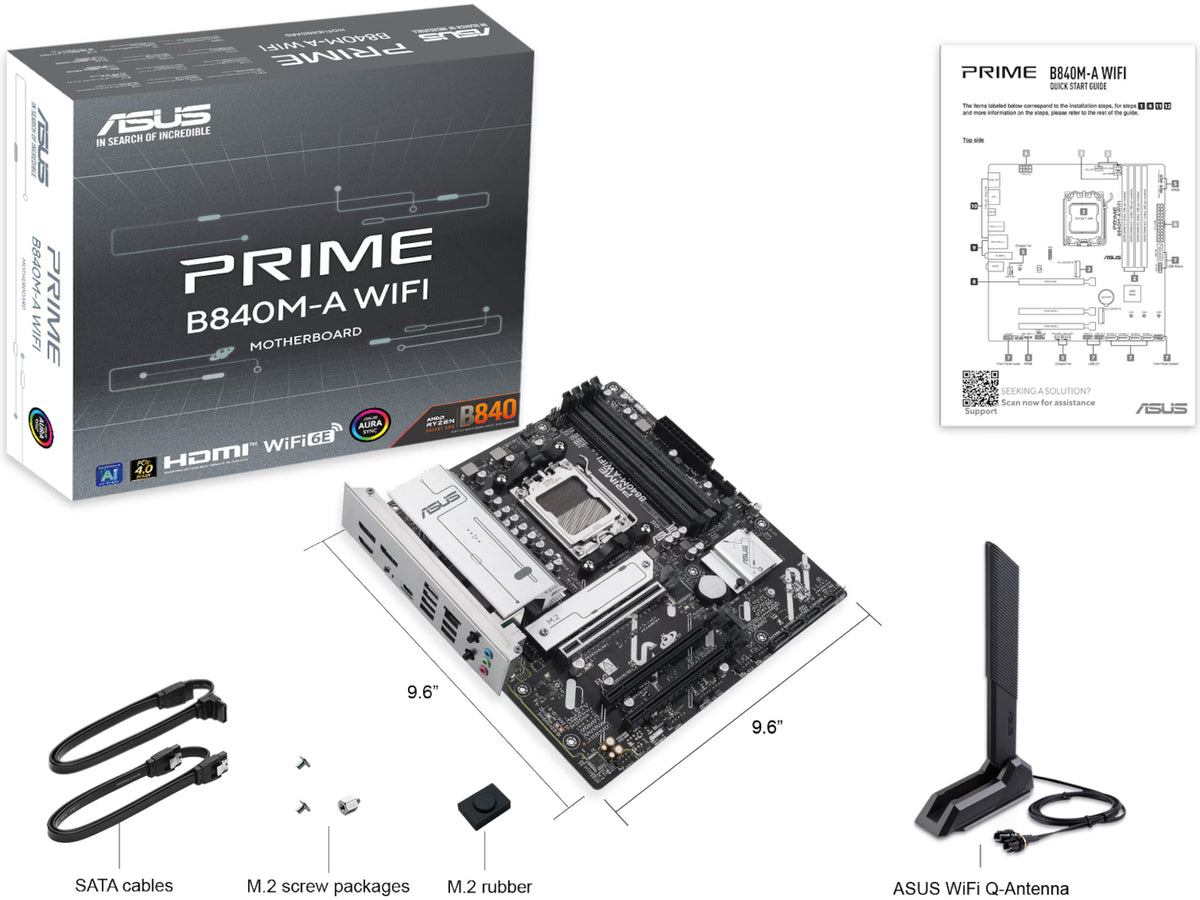ASUS PRIME B840M-A WIFI Hovedkort
