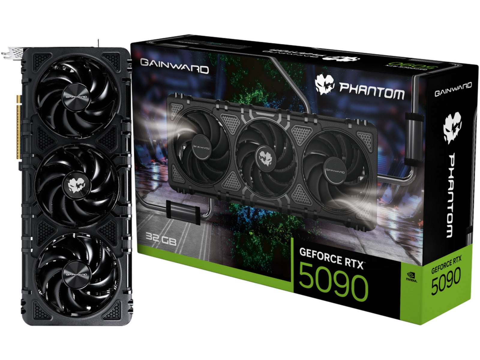 Gainward GeForce RTX 5090 Phantom Skjermkort, PCI Express 5.0, 32GB GDDR7
