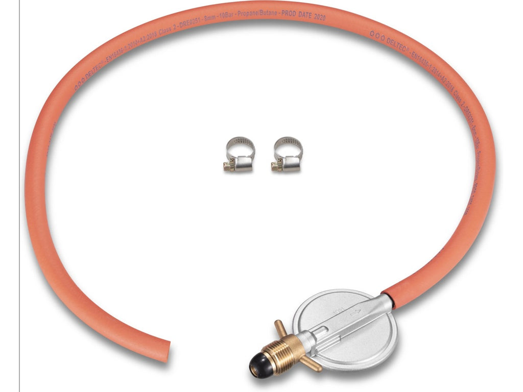 Austin and Barbeque slange og regulator til gassgrill maks 1.3 kg/h, 30mbar, 90cm slange