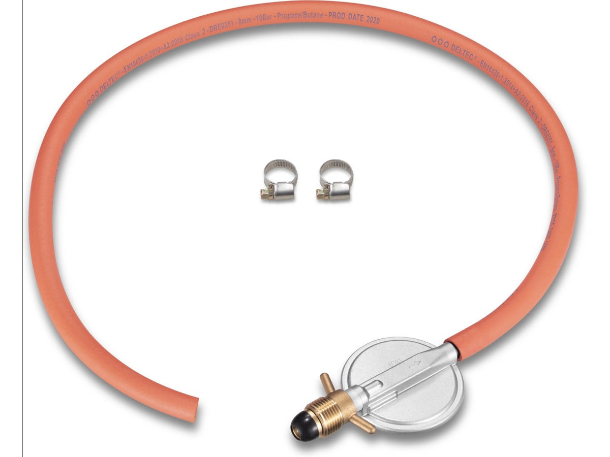 Austin and Barbeque slange og regulator til gassgrill maks 1.3 kg/h, 30mbar, 90cm slange