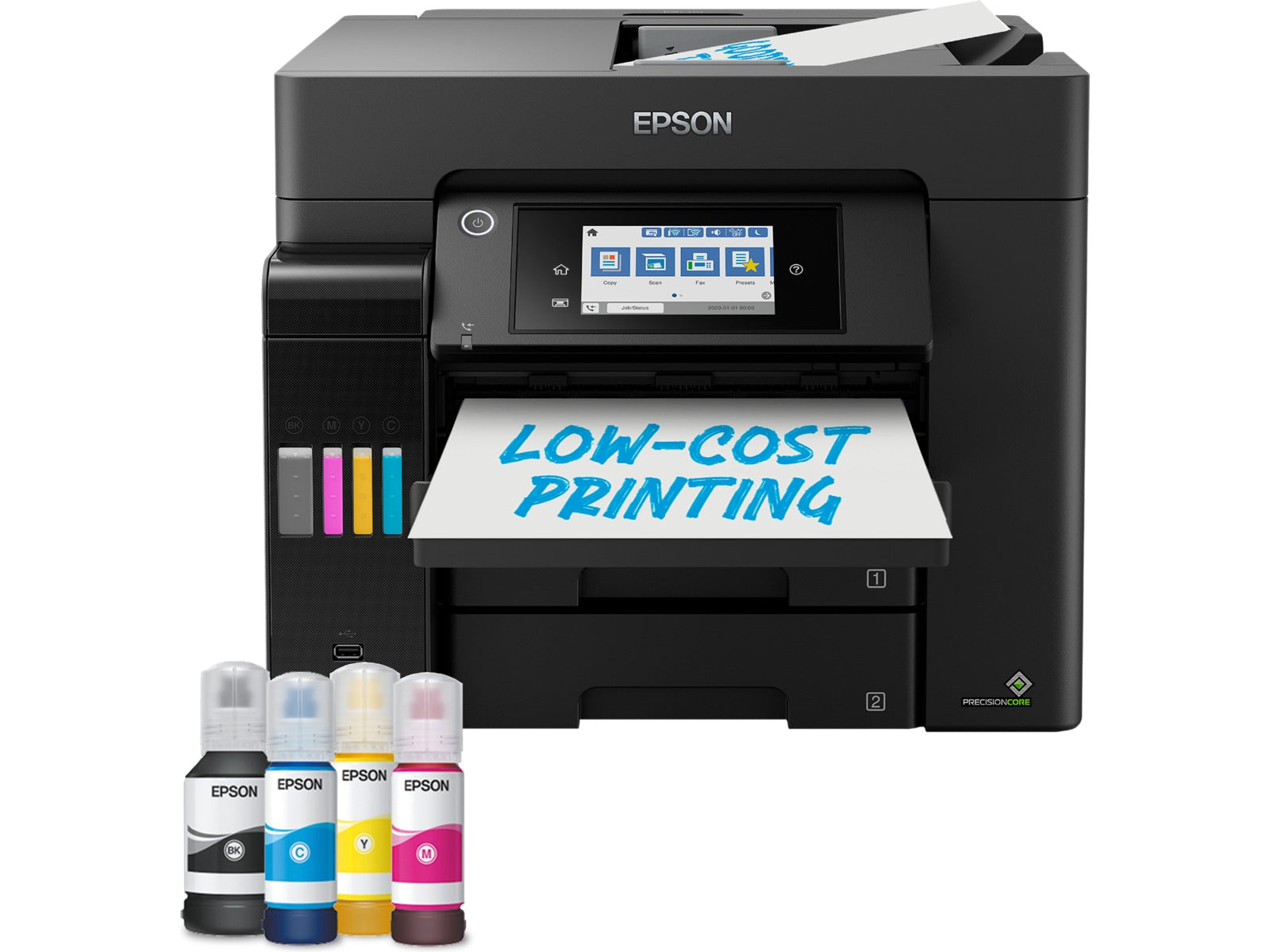 Epson EcoTank ET-5855 blekkskriver 4in1, Inkjet, Print/Copy/Scan, ADF, 25 ppm, 250 ark
