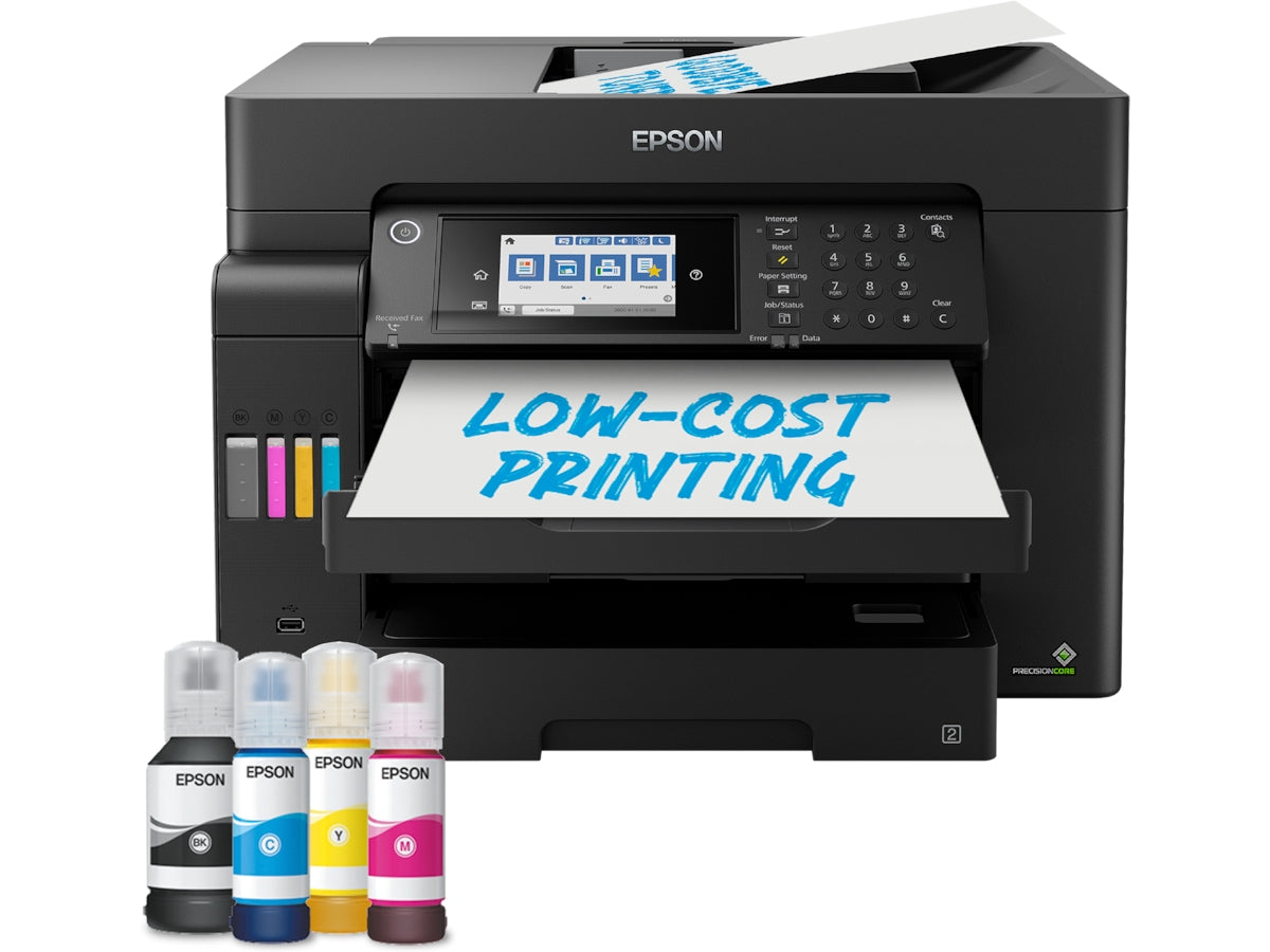 Epson EcoTank ET-16655 blekkskriver 4in1, Inkjet, Print/Copy/Scan, ADF, 32 ppm, 250 sheets