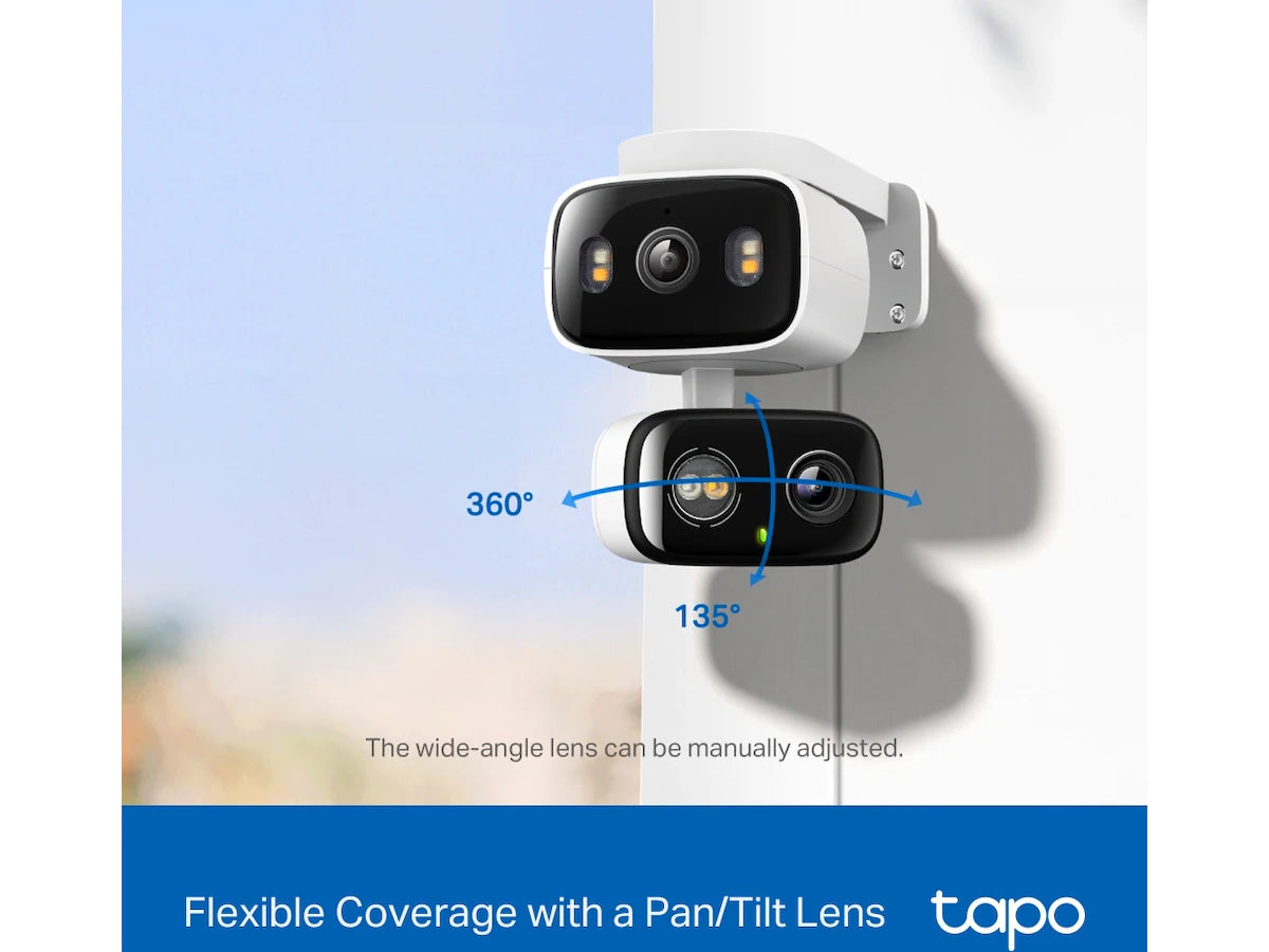 TP-Link Tapo C246D Indoor/Outdoor Dual Lens overvåkningskamera