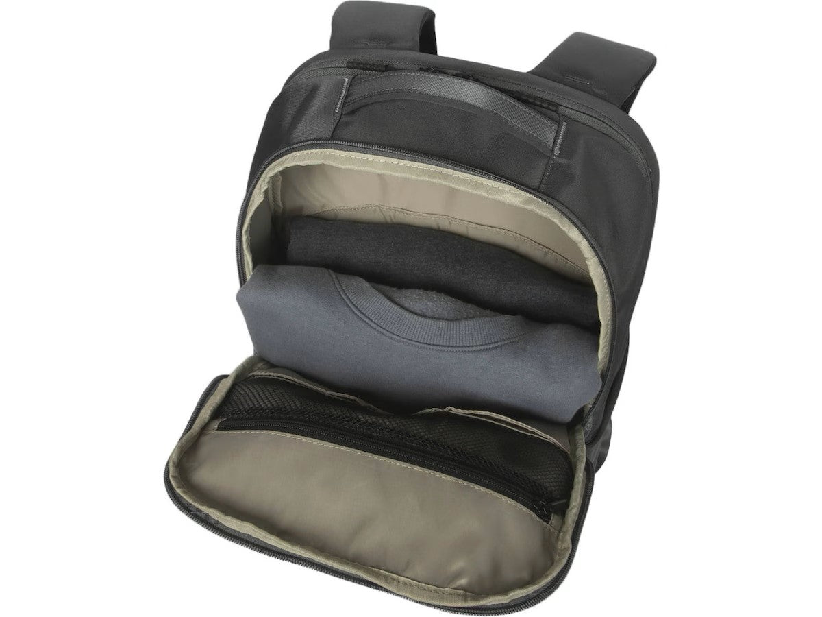 Targus 15-16” Work+Play Trio PC-ryggsekk Laptop-rom, separate rom for arbeid og fritid, Multi-Flex™-stropp, elastisk bånd foran