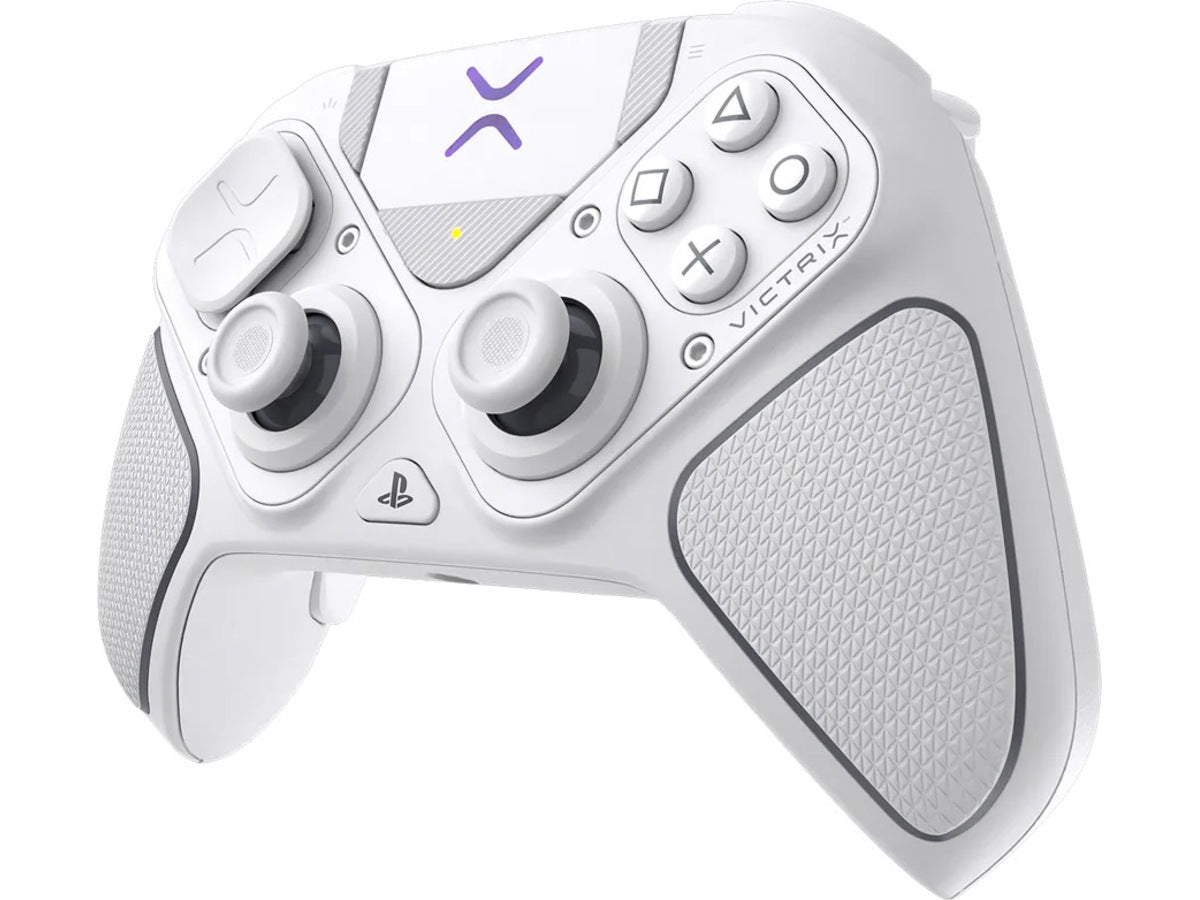 Turtle Beach Victrix Pro BFG Reloaded-kontroller (hvit) Trådløs, modulær, PlayStation/PC, opptil 20t spilletid