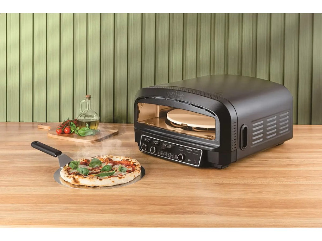 Wilfa P02DB-E2200 Elektrisk Pizzaovn ø33, elektrisk, maks 450°C, avtakbar pizzastein
