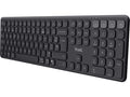 Trust Vaiya Multi-device trådløst tastatur Slank multi-enhet, trådløs, Bluetooth, USB, bytt enkelt mellom 3 enheter