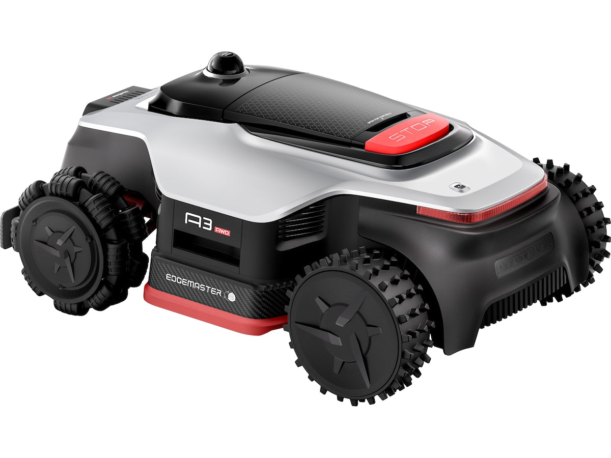Dreame Robotic Mower A3 AWD Pro 2500m2 Robotgressklipper med OmniSense™ 3.0 med 360° 3D LiDAR og AI-visjon, firehjulsdrift, 2 500 m²