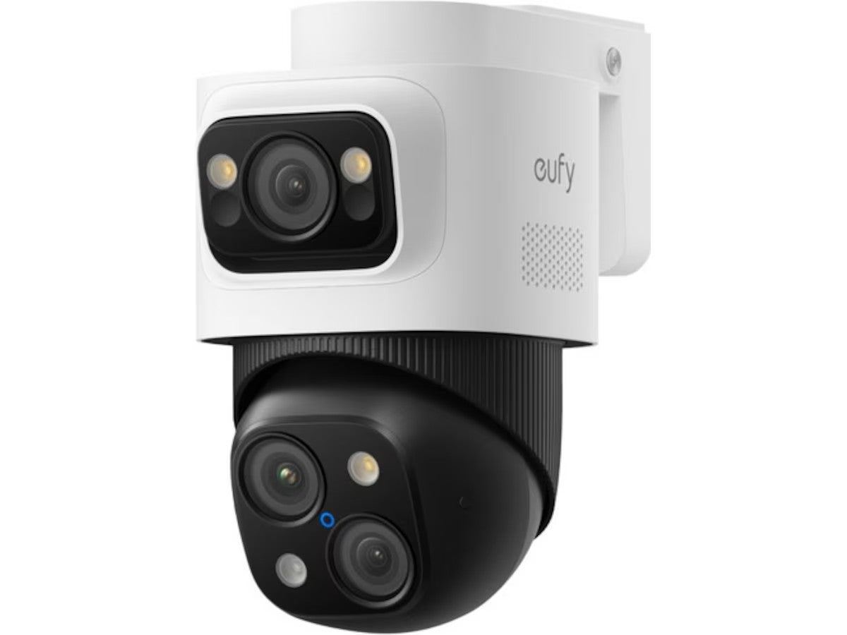 Eufy PoE Cam S4 Add-on overvåkingskamera 16 MP trippellinse Bullet-PTZ, 4K klarhet, AI-sporing, Starlight nattvisjon