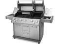 Austin and Barbeque AABQ Pro 6+2B gassgrill Premium gassgrill med 6+2 brennere, rotisserie, LED-belyste brytere