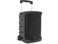 BLG bærbart PA-system 100W RMS, Bluetooth For klasser og pop-up-arrangementer gir to trådløse mikrofoner umiddelbar oppsett.