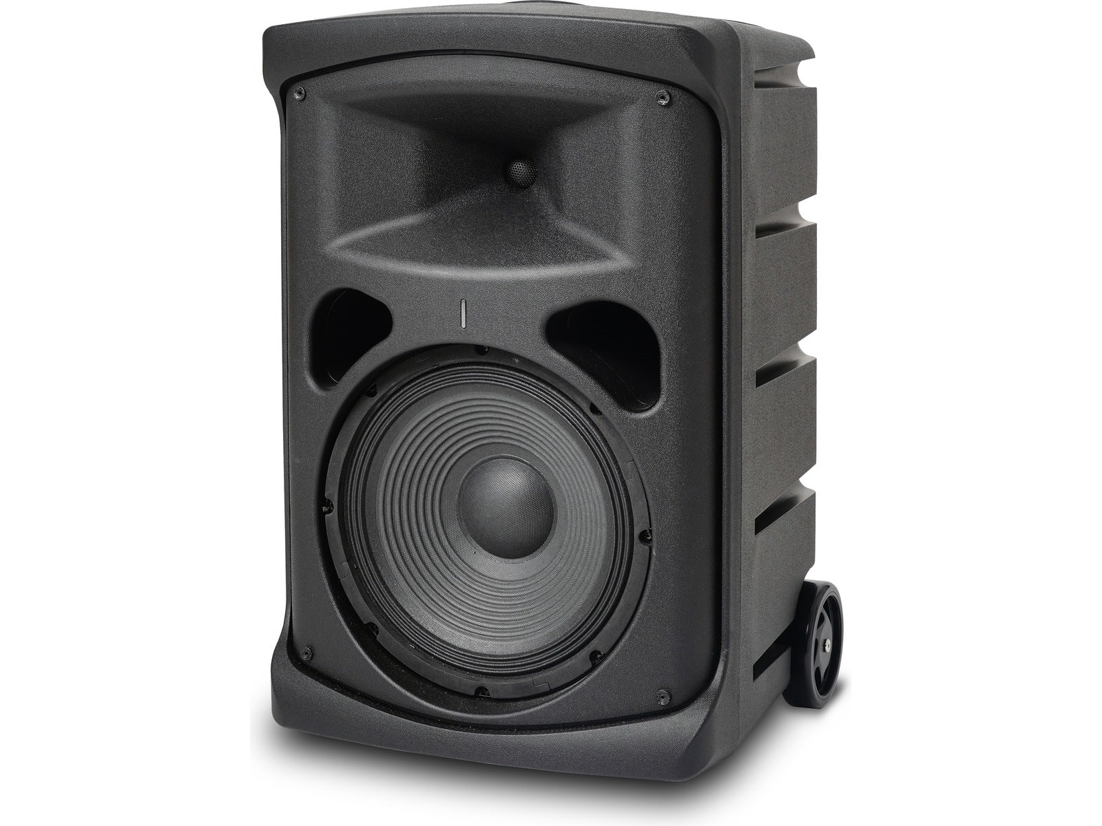 BLG bærbart PA-system 100W RMS, Bluetooth For klasser og pop-up-arrangementer gir to trådløse mikrofoner umiddelbar oppsett.