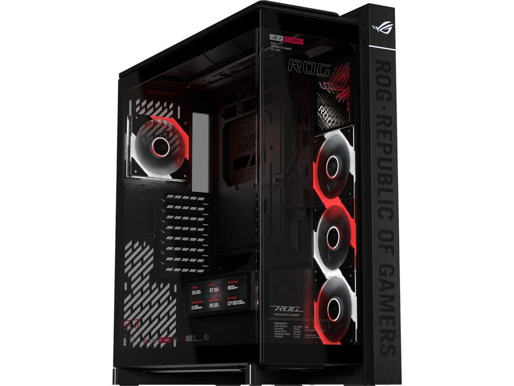 Asus ROG Cronox ARGB Mid Tower E-ATX/ATX/Micro-ATX/Mini-ITX/BFT, Aura Sync, herdet glass