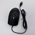 Ergonomisk optisk USB-mus med RGB-belysning, ergonomisk design for hjemmekontor og stasjonære PC-er, holdbar plast- og metallko
