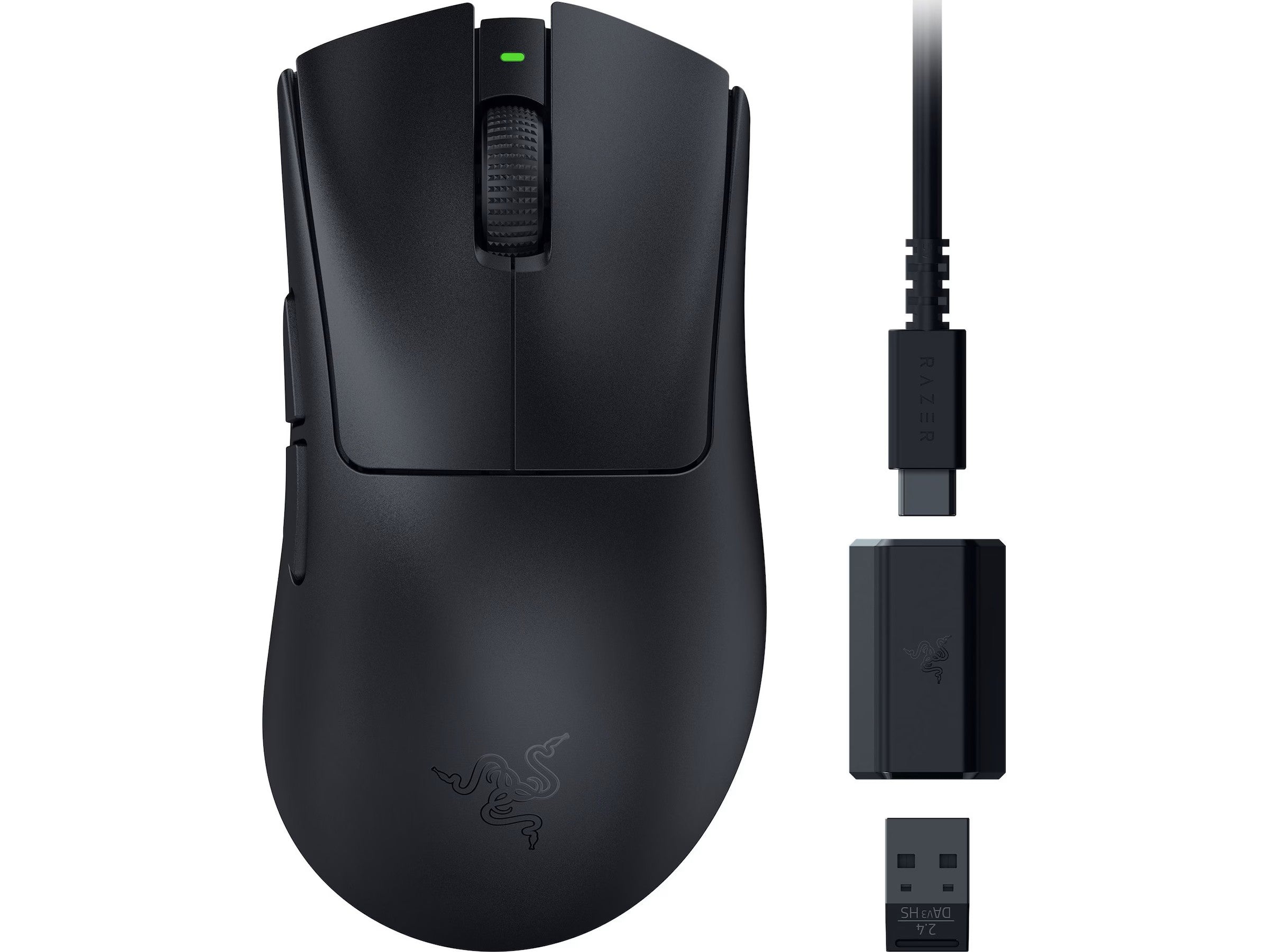 Razer DeathAdder V3 HyperSpeed trådløs gamingmus Ultralett, trådløs, ergonomisk, Esport, 26000 dpi