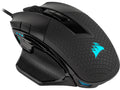 Corsair Gaming Nightsword RGB Mus (sort) USB, 18000 DPI, 10 programmerbare knapper, RGB lys, optisk gaming mus