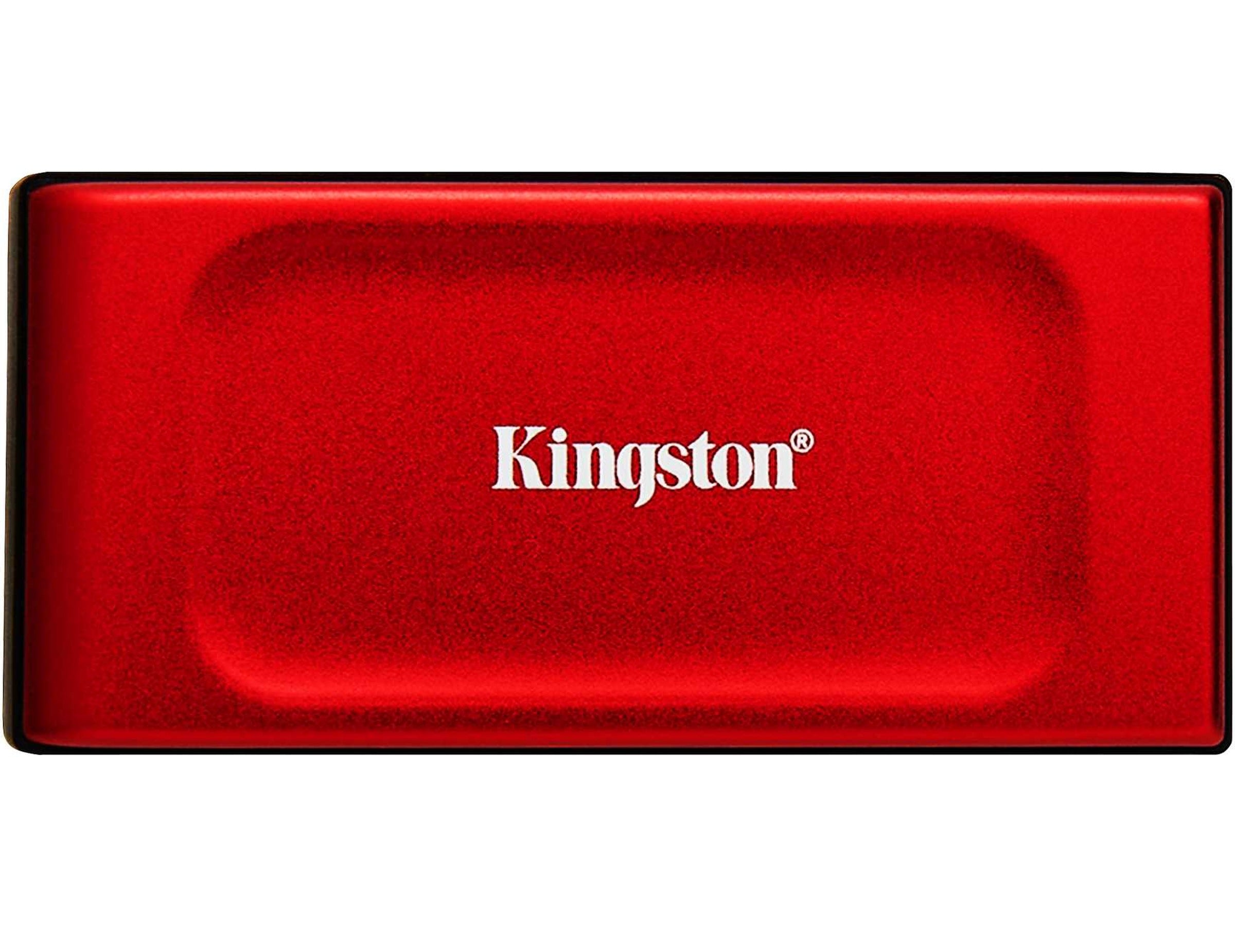 Kingston XS1000 SSD 1TB Rød 1050MB/s*, USB 3.2 Gen 2 External Drive