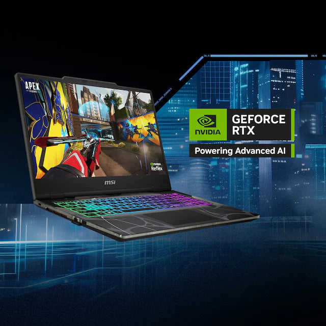 MSI Cyborg A15 AI 15,6" QHD 165Hz GeForce RTX 5070, Ryzen 9 270, 16 GB RAM, 1 TB SSD, Windows 11 Home