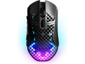 Steelseries Aerox 9 Wireless Gamingmus (sort) USB, Bluetooth/2.4ghz, 18000 CPI, 18 knapper, 89g, MMO/MOBA, AquaBarrier, optisk