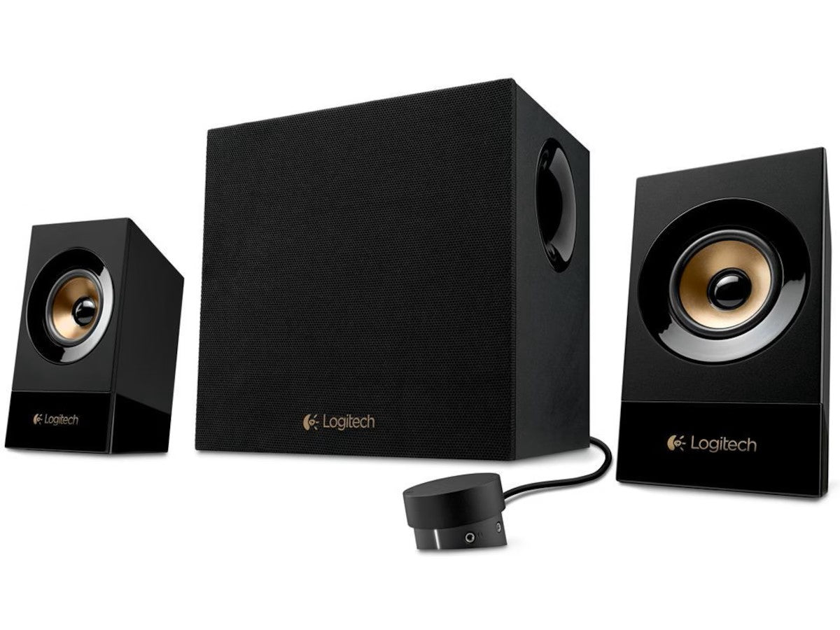 Logitech Z533 PC Høyttalere 3.5mm minijack, rca, 2.1 høyttalersystem, totalt 40W RMS